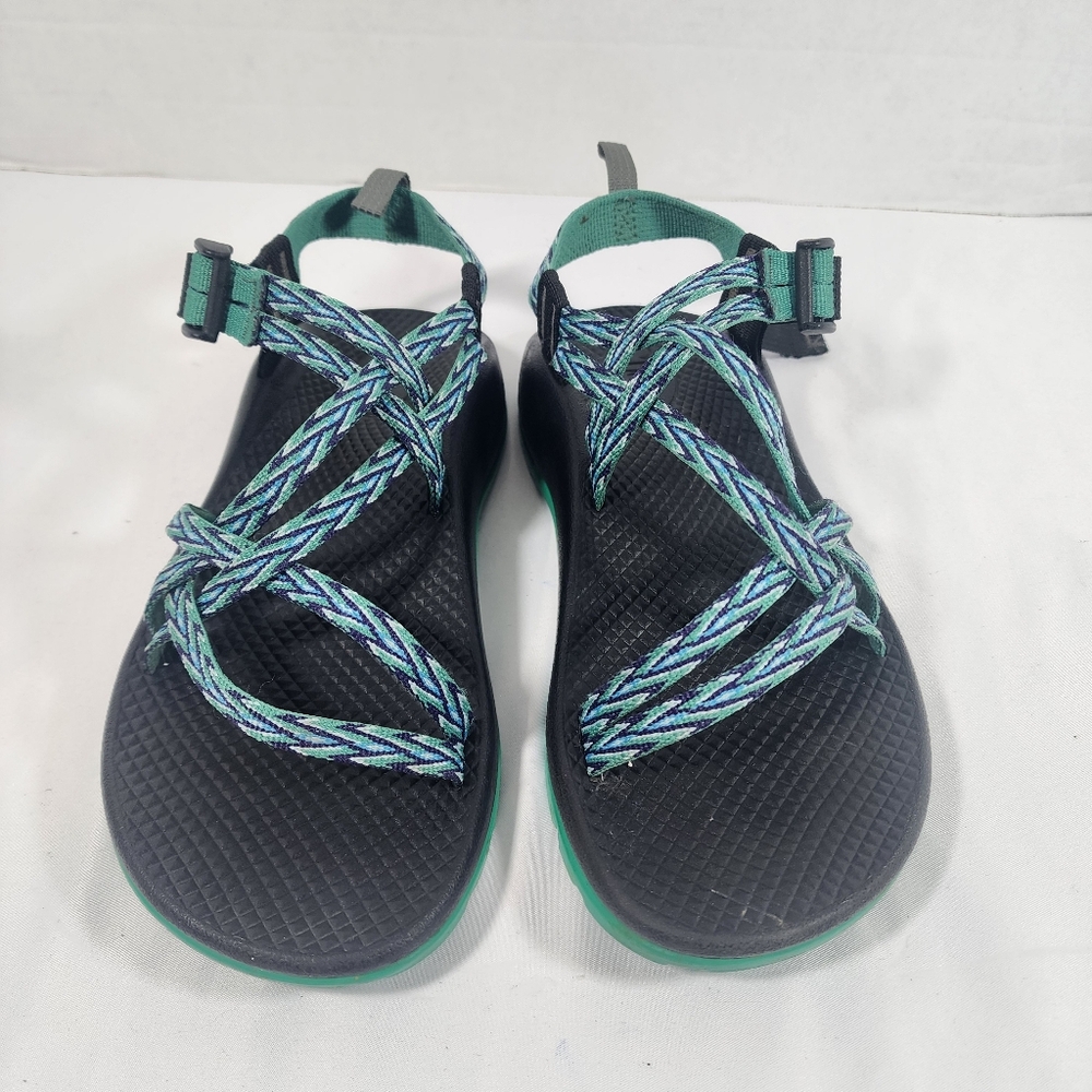 Chaco ZX1 Ecotread Strappy Sandals Adjustable Outdoor J180217 Youth 5 Womens 5 - Picture 2 of 7